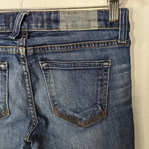 Textile Elizabeth and James zipper ankle blue jeans, women's size 25   J5 - Picture 2 of 12